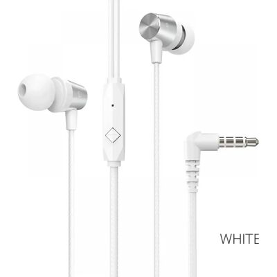 HOCO M79 fülhallgató SZTEREO 3.5mm jack, 120cm, FEHÉR HOCO M79 fülhallgató SZTEREO 3.5mm jack, 120cm, FEHÉR
