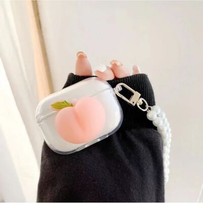 Apple Airpods Pro szilikon tok barack Apple Airpods Pro szilikon tok barack