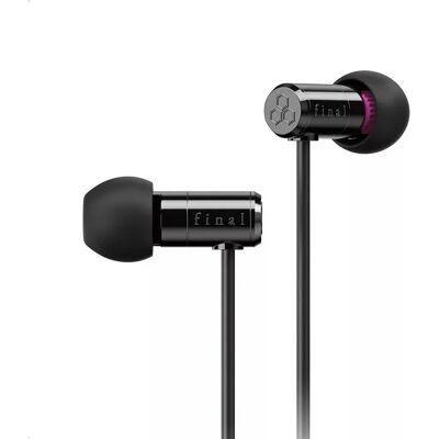 FINAL AUDIO E500 Egy dinamikus meghajtós In-ear fülhallgató fekete FINAL AUDIO E500 Egy dinamikus meghajtós In-ear fülhallgató fekete