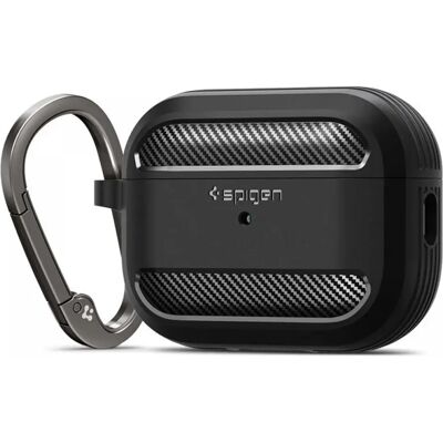 SPIGEN Rugged Armor AirPods Pro 2 fekete SPIGEN Rugged Armor AirPods Pro 2 fekete