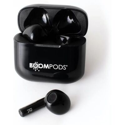 BOOMPODS Compact Buds TWS fekete BOOMPODS Compact Buds TWS fekete