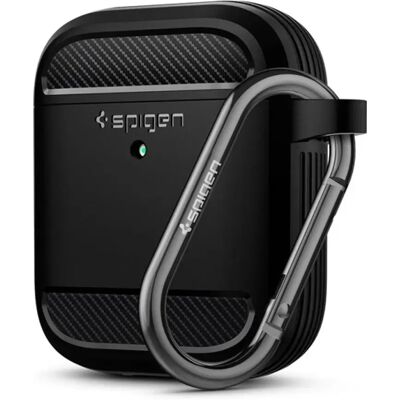 SPIGEN Rugged Armor Apple Airpods tok fekete SPIGEN Rugged Armor Apple Airpods tok fekete