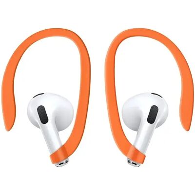 Apple AirPods 3 - Szilikon tok, sporthorgok, szürke Apple AirPods 3 - Szilikon tok, sporthorgok, szürke