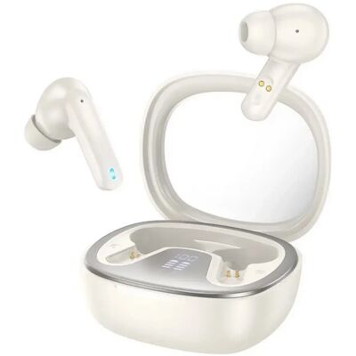 HOCO EQ6 bluetooth fülhallgató SZTEREO v5.3, mikrofon + töltőtok, FEHÉR HOCO EQ6 bluetooth fülhallgató SZTEREO v5.3, mikrofon + töltőtok, FEHÉR