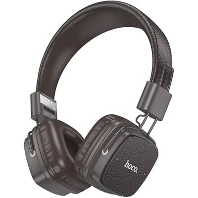 HOCO W56 bluetooth fejhallgató SZTEREO v5.4, 3.5mm jack aljzat, SÖTÉTBARNA HOCO W56 bluetooth fejhallgató SZTEREO v5.4, 3.5mm jack aljzat, SÖTÉTBARNA