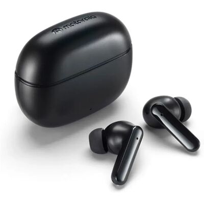 Motorola BUDS 125 bluetooth fülhallgató SZTEREO v5.2, IPX5 + töltőtok, FEKETE Motorola BUDS 125 bluetooth fülhallgató SZTEREO v5.2, IPX5 + töltőtok, FEKETE