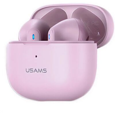 USAMS NX03 bluetooth fülhallgató SZTEREO v5.2, aktív zajszűrő + töltőtok, RÓZSASZÍN USAMS NX03 bluetooth fülhallgató SZTEREO v5.2, aktív zajszűrő + töltőtok, RÓZSASZÍN