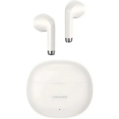 USAMS RHYMBO bluetooth fülhallgató SZTEREO v5.3, zajszűrő + töltőtok, BÉZS USAMS RHYMBO bluetooth fülhallgató SZTEREO v5.3, zajszűrő + töltőtok, BÉZS