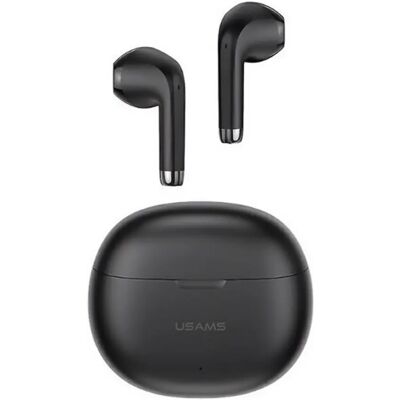 USAMS RHYMBO bluetooth fülhallgató SZTEREO v5.3, zajszűrő + töltőtok, FEKETE USAMS RHYMBO bluetooth fülhallgató SZTEREO v5.3, zajszűrő + töltőtok, FEKETE