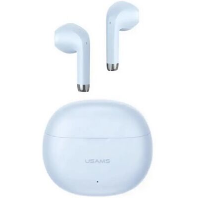 USAMS RHYMBO bluetooth fülhallgató SZTEREO v5.3, zajszűrő + töltőtok, VILÁGOSKÉK USAMS RHYMBO bluetooth fülhallgató SZTEREO v5.3, zajszűrő + töltőtok, VILÁGOSKÉK