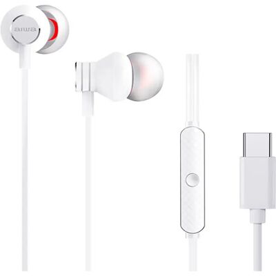 In-ear fejhallgató Aiwa ESTM-50USB-C/WT - Mikrofonnal - USB Type-C - Fehér In-ear fejhallgató Aiwa ESTM-50USB-C/WT - Mikrofonnal - USB Type-C - Fehér
