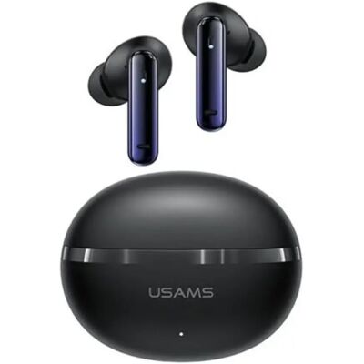 USAMS ECHO E02 bluetooth fülhallgató SZTEREO v5.3, aktív zajszűrő + töltőtok, FEKETE USAMS ECHO E02 bluetooth fülhallgató SZTEREO v5.3, aktív zajszűrő + töltőtok, FEKETE