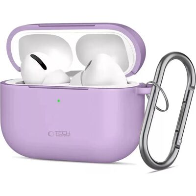 TECH-PROTECT Szilikon tok karabinerrel AirPods Pro 3 lila TECH-PROTECT Szilikon tok karabinerrel AirPods Pro 3 lila