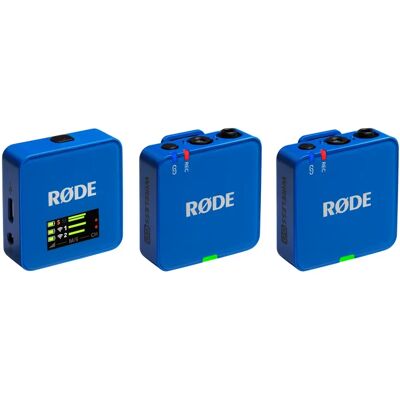RODE Wireless GO GEN3 kétcsatornás vezeték nélküli mikrofon kobaltkék 698813016662 RODE Wireless GO GEN3 kétcsatornás vezeték nélküli mikrofon kobaltkék 698813016662