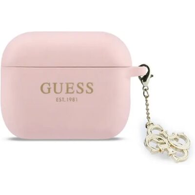 GUESS SILICONE 4G CHARM szilikon tok rózsaszín Apple AirPods Pro 3 GUAP3LECG4P GUESS SILICONE 4G CHARM szilikon tok rózsaszín Apple AirPods Pro 3 GUAP3LECG4P