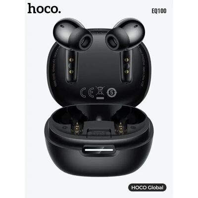 HOCO EQ100 Intelligens AI fordítós TWS fülhallgató (APP) fekete HOCO EQ100 Intelligens AI fordítós TWS fülhallgató (APP) fekete