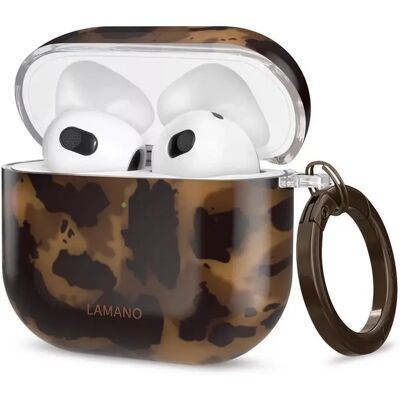 TECH-PROTECT Lamano tok karabinerrel AirPods 4 párduc minta SP114019 TECH-PROTECT Lamano tok karabinerrel AirPods 4 párduc minta SP114019