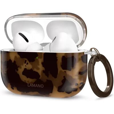 TECH-PROTECT Tok Lamano AirPods Pro 2/Pro 1 karabinerrel párduc minta TECH-PROTECT Tok Lamano AirPods Pro 2/Pro 1 karabinerrel párduc minta