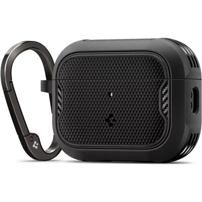 SPIGEN Core Armor Apple AirPods Pro 3 tok karabinerrel fekete SPIGEN Core Armor Apple AirPods Pro 3 tok karabinerrel fekete