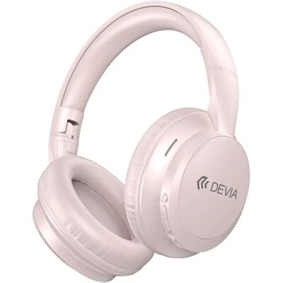 DEVIA Bluetooth fejhallgató Kintone Lite1 sztereo v5.4 mikrofon zajszűrő összehajtható rózsaszín ST145214 DEVIA Bluetooth fejhallgató Kintone Lite1 sztereo v5.4 mikrofon zajszűrő összehajtható rózsaszín ST145214