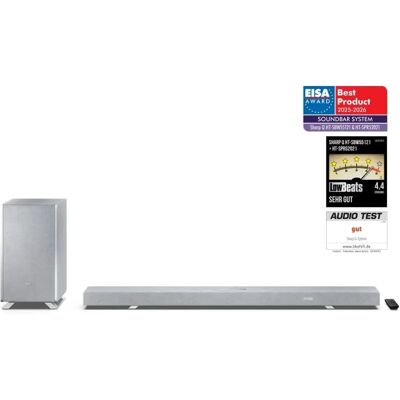 Sharp HT-SBW55121 5.1.2 Soundbar ezüst Sharp HT-SBW55121 5.1.2 Soundbar ezüst