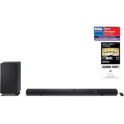 Sharp HT-SBW55121 5.1.2 Soundbar fekete Sharp HT-SBW55121 5.1.2 Soundbar fekete