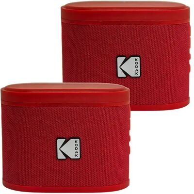 Kodak Soundbrix Mini BT hangszóró 2db piros BRIXRD2 KO-BRIXRD2 Kodak Soundbrix Mini BT hangszóró 2db piros BRIXRD2 KO-BRIXRD2