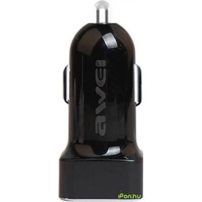 AWEI C-200 szivargyújtó töltő 2xUSB 2.4A fekete AWEI C-200 szivargyújtó töltő 2xUSB 2.4A fekete