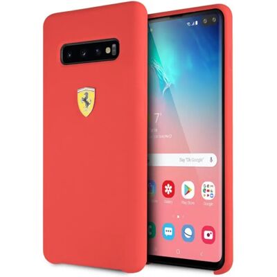 Acer FERRARI Szilikon SF tok pajzs logóval Samsung Galaxy S10 Plus piros Acer FERRARI Szilikon SF tok pajzs logóval Samsung Galaxy S10 Plus piros