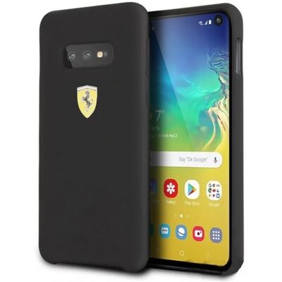 Acer FERRARI Szilikon SF tok pajzs logóval Samsung Galaxy S10 Plus fekete Acer FERRARI Szilikon SF tok pajzs logóval Samsung Galaxy S10 Plus fekete