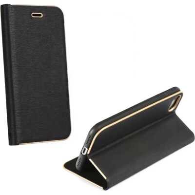 Zone Luna Book oldalra nyitható tok Xiaomi Redmi Note 13 Pro 5G / Poco X6 5G fekete Zone Luna Book oldalra nyitható tok Xiaomi Redmi Note 13 Pro 5G / Poco X6 5G fekete