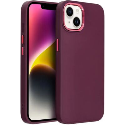 Zone Frame Case szilikon tok fémhatású kamera keret Samsung Galaxy S23 Ultra lila Zone Frame Case szilikon tok fémhatású kamera keret Samsung Galaxy S23 Ultra lila