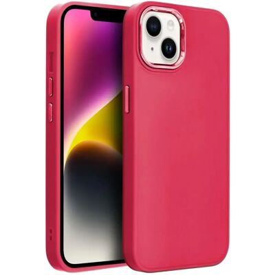 Zone Frame Case szilikon tok fémhatású kamera keret Samsung Galaxy S24 Ultra magenta Zone Frame Case szilikon tok fémhatású kamera keret Samsung Galaxy S24 Ultra magenta
