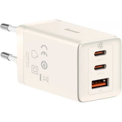 BASEUS 65W GaN5 Wall charger + kábel fehér BASEUS 65W GaN5 Wall charger + kábel fehér