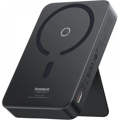 BASEUS MagPro Magnetic Power Bank 5000mAh 20W fekete BASEUS MagPro Magnetic Power Bank 5000mAh 20W fekete