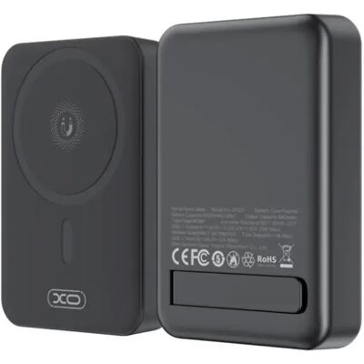 XO PR231 Vezeték nélküli Powerbank 10000mAh PD 20W fekete XO PR231 Vezeték nélküli Powerbank 10000mAh PD 20W fekete