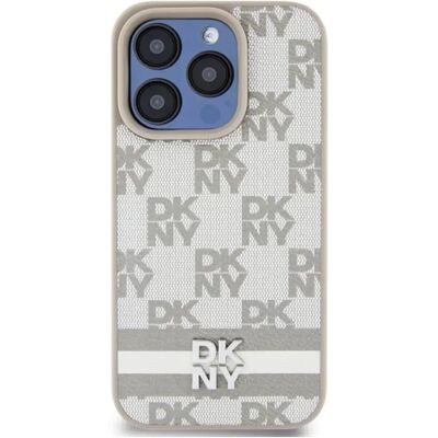 Beige DKNY Telefonvédő az iPhone 15 Pro Max-hez - Elegáns Minta Beige DKNY Telefonvédő az iPhone 15 Pro Max-hez - Elegáns Minta