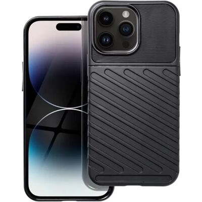 FORCELL Thunder hátlap tok Apple iPhone 14 Pro Max fekete FORCELL Thunder hátlap tok Apple iPhone 14 Pro Max fekete
