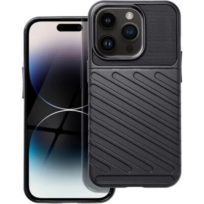 FORCELL Thunder hátlap tok Apple iPhone 14 Pro fekete FORCELL Thunder hátlap tok Apple iPhone 14 Pro fekete