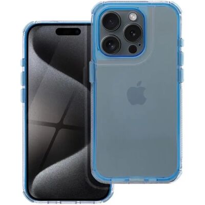 MATRIX Apple iPhone 14 Pro hátlap tok kameravédő peremmel kék MATRIX Apple iPhone 14 Pro hátlap tok kameravédő peremmel kék