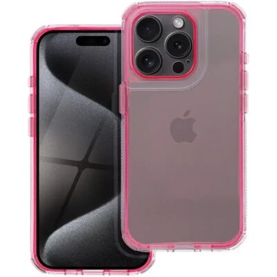 MATRIX Apple iPhone 14 Pro hátlap tok kameravédő peremmel rózsaszín MATRIX Apple iPhone 14 Pro hátlap tok kameravédő peremmel rózsaszín