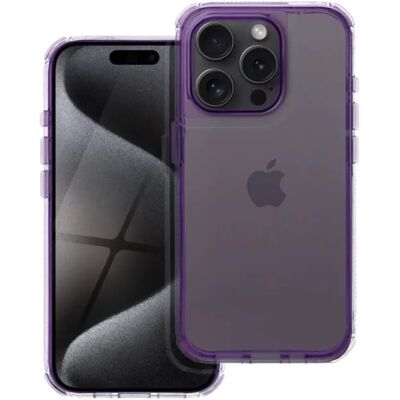 MATRIX Apple iPhone 15 Pro hátlap tok kameravédő peremmel lila MATRIX Apple iPhone 15 Pro hátlap tok kameravédő peremmel lila