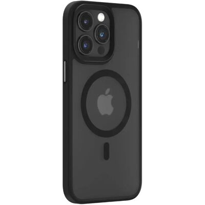 DEVIA Pino mágneses hátlaptok iPhone 16 fekete DEVIA Pino mágneses hátlaptok iPhone 16 fekete