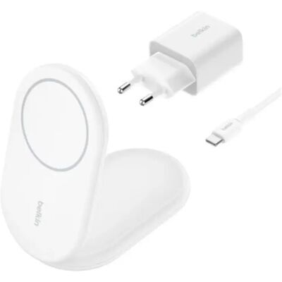 Belkin Boost Charge Vezeték nélküli Qi2 töltőállvány 15W fehér Belkin Boost Charge Vezeték nélküli Qi2 töltőállvány 15W fehér