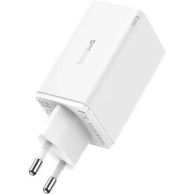 Baseus P10162705212-00 GaN6 Pro 100W EU fehér gyorstöltő 1m USB-C - USB-C kábel Baseus P10162705212-00 GaN6 Pro 100W EU fehér gyorstöltő 1m USB-C - USB-C kábel