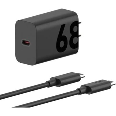 Motorola TurboPower hálózati töltő 68W + USB Type C kábel fekete Motorola TurboPower hálózati töltő 68W + USB Type C kábel fekete
