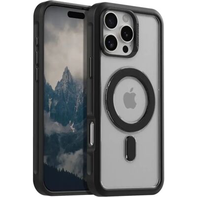 ROKFORM Slim mágneses hátlaptok iPhone 16 Pro Max fekete-átlátszó ROKFORM Slim mágneses hátlaptok iPhone 16 Pro Max fekete-átlátszó