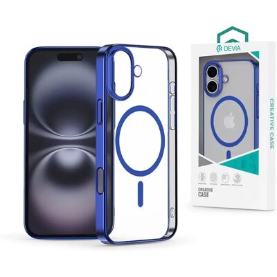 DEVIA Glimmer Magnetic Series tok iPhone 16 kék DEVIA Glimmer Magnetic Series tok iPhone 16 kék