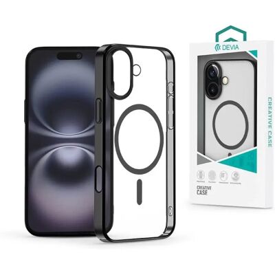 DEVIA Glimmer Magnetic Series tok iPhone 16 Plus fekete DEVIA Glimmer Magnetic Series tok iPhone 16 Plus fekete