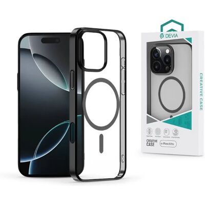 DEVIA Glimmer Magnetic Series tok iPhone 16 Pro Max fekete DEVIA Glimmer Magnetic Series tok iPhone 16 Pro Max fekete